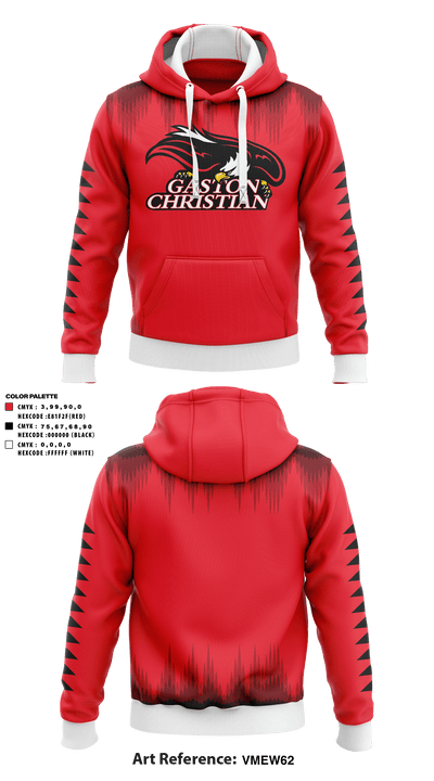 Gaston Christian School Basketball 76242863 Hoodie - 1