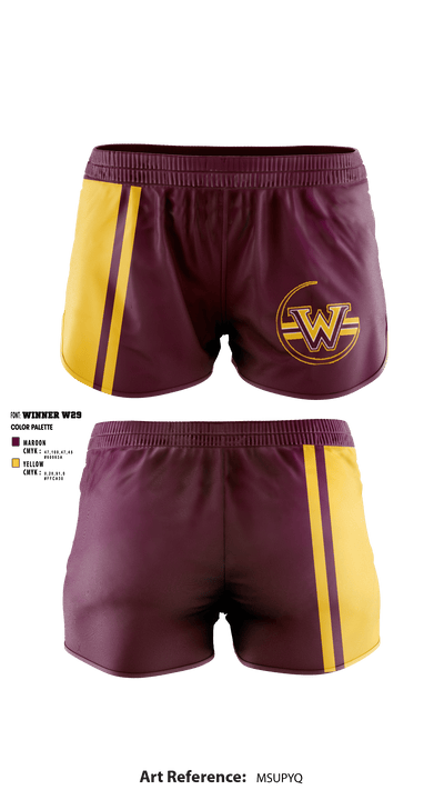 Windsor Middle School 97060189 Women's Shorts - 1