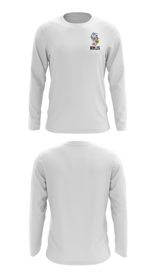 Long Sleeve Performance Shirt, New Martinsville Junior Sports, Men's Basketball, Teamtime, Team time, sublimation, custom sports apparel, team uniforms, spirit wear, spiritwear, sports uniforms, custom shirts, team store, custom team store, fundraiser sports, apparel fundraiser