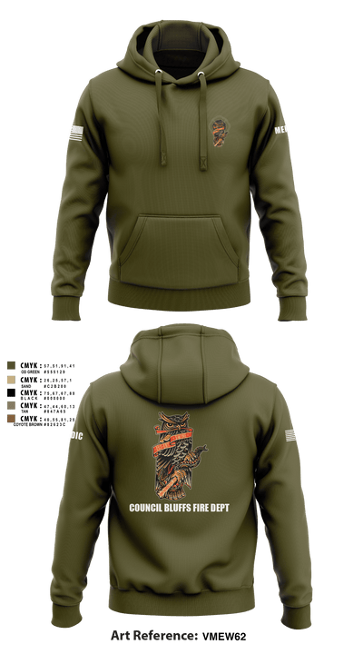 CBFD tac medics 89329509 Hoodie - 3