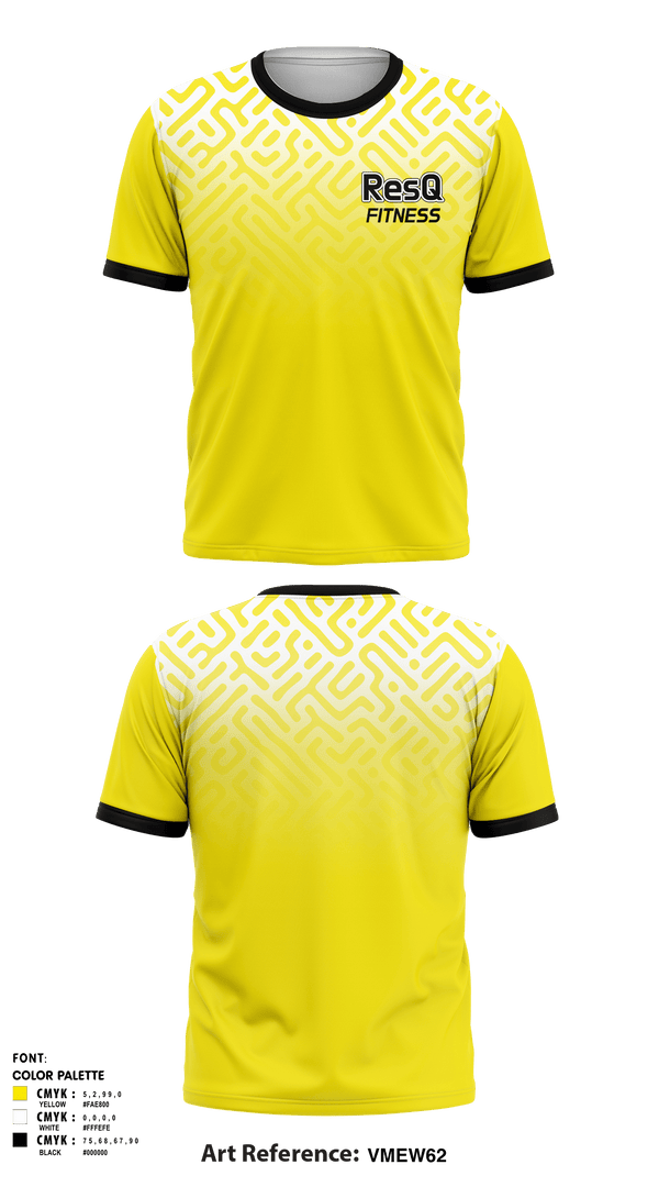 Short Sleeve Performance Shirt, ResQ Fitness, , Teamtime, Team time, sublimation, custom sports apparel, team uniforms, spirit wear, spiritwear, sports uniforms, custom shirts, team store, custom team store, fundraiser sports, apparel fundraiser