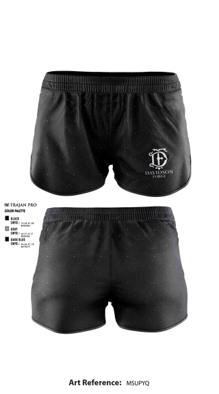 Women's Shorts, Davidson Forge, , Teamtime, Team time, sublimation, custom sports apparel, team uniforms, spirit wear, spiritwear, sports uniforms, custom shirts, team store, custom team store, fundraiser sports, apparel fundraiser
