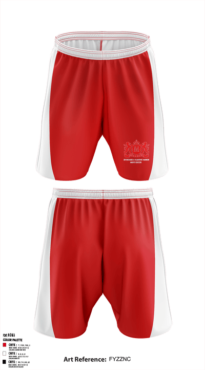 Dr Richard A Vladovic Harbor Teacher Prep Academy Soccer 63525708 Athletic Shorts With Pockets - 1