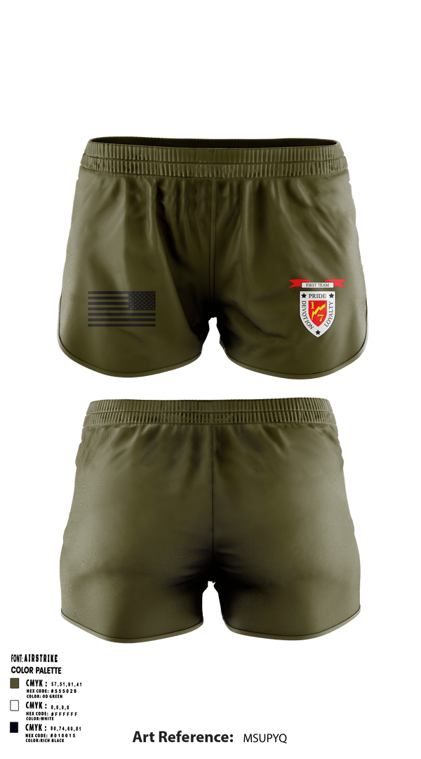 Ranger Panties, 1/7, Marines, Teamtime, Team time, sublimation, custom sports apparel, team uniforms, spirit wear, spiritwear, sports uniforms, custom shirts, team store, custom team store, fundraiser sports, apparel fundraiser