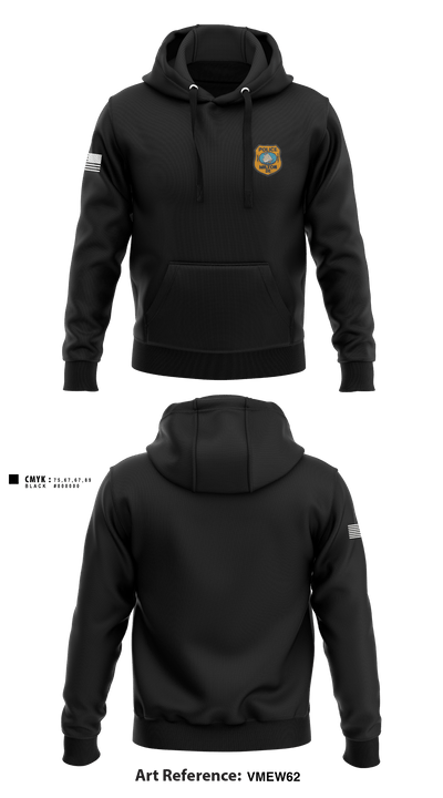 Milton Police Department 34508245 Hoodie - 3