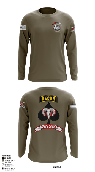 Long Sleeve Performance Shirt, B TRP, 3-71 CAV, Army, Teamtime, Team time, sublimation, custom sports apparel, team uniforms, spirit wear, spiritwear, sports uniforms, custom shirts, team store, custom team store, fundraiser sports, apparel fundraiser