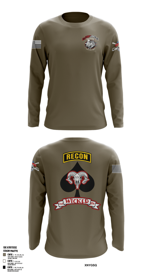 Long Sleeve Performance Shirt, B TRP, 3-71 CAV, Army, Teamtime, Team time, sublimation, custom sports apparel, team uniforms, spirit wear, spiritwear, sports uniforms, custom shirts, team store, custom team store, fundraiser sports, apparel fundraiser