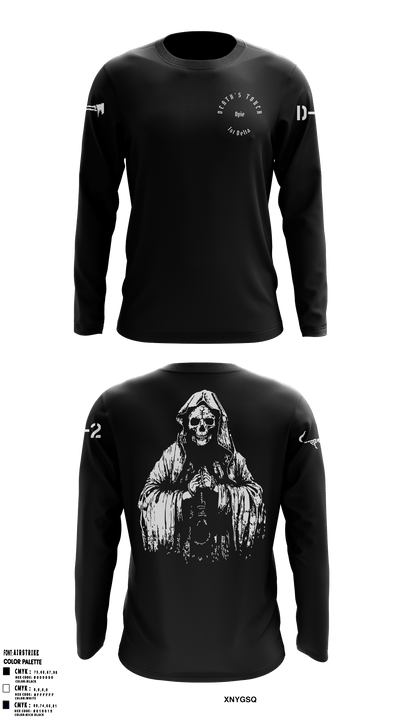 Death's Touch Opie 51753368 Long Sleeve Performance Shirt - 8