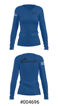 USAV NEW ORLEANS 71944163 Women's Long Sleeve V-neck Shirt - 37