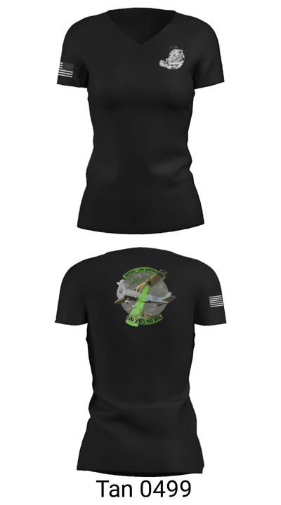 Washington State Patrol Aviation 88282662 Women's Short Sleeve V-neck Shirt - 22