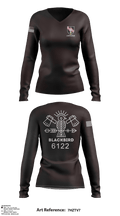 Bco 1/54th SFAB 95205956 Women's Long Sleeve V-neck Shirt - 5