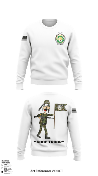 Crew Neck Sweatshirt, , Army, Teamtime, Team time, sublimation, custom sports apparel, team uniforms, spirit wear, spiritwear, sports uniforms, custom shirts, team store, custom team store, fundraiser sports, apparel fundraiser