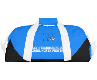 Duffle Bag, East Stroudsburg High School North Football, Football, Teamtime, Team time, sublimation, custom sports apparel, team uniforms, spirit wear, spiritwear, sports uniforms, custom shirts, team store, custom team store, fundraiser sports, apparel fundraiser