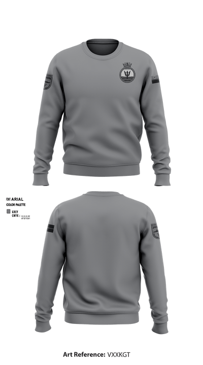 BCGS TRIDENT 3686693 Crew Neck Sweatshirt - 6