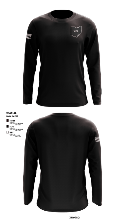 Noble Correctional Institution 93103652 Long Sleeve Performance Shirt - 1