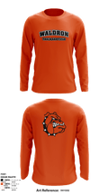 Waldron High School Track 38428946 Long Sleeve Performance Shirt - 4