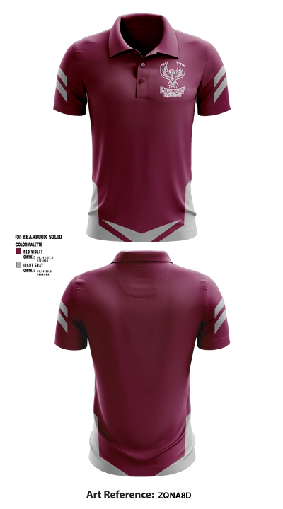 Discovery High School 57440300 Short Sleeve Performance Polo - 1