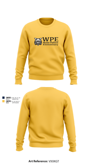 Crew Neck Sweatshirt, Waldo Pafford Elementary, Spirit Store, Teamtime, Team time, sublimation, custom sports apparel, team uniforms, spirit wear, spiritwear, sports uniforms, custom shirts, team store, custom team store, fundraiser sports, apparel fundraiser