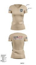 MOTOR UNIT 1828 8601121 Women's Short Sleeve V-neck Shirt - 3