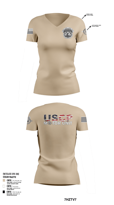 MOTOR UNIT 1828 8601121 Women's Short Sleeve V-neck Shirt - 3