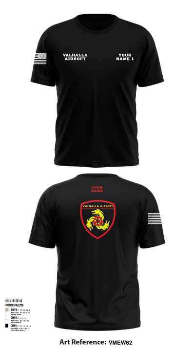 Valhalla Airsoft 98104221 Short Sleeve Performance Shirt - 3