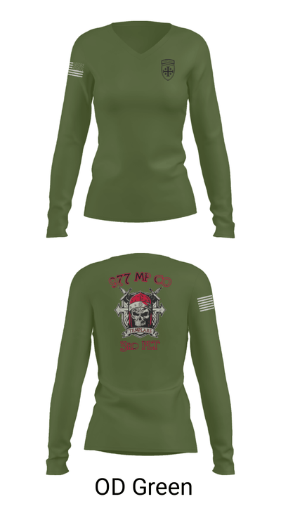 3/977 MP CO PL 28887124 Women's Long Sleeve V-neck Shirt - 39