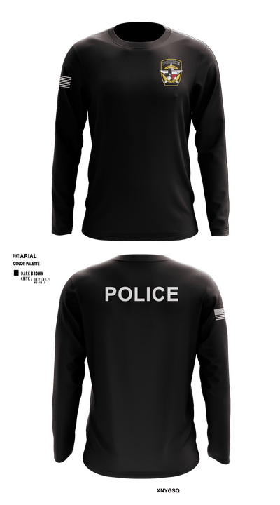 Jacksboro Police Department 19640406 Long Sleeve Performance Shirt - 1