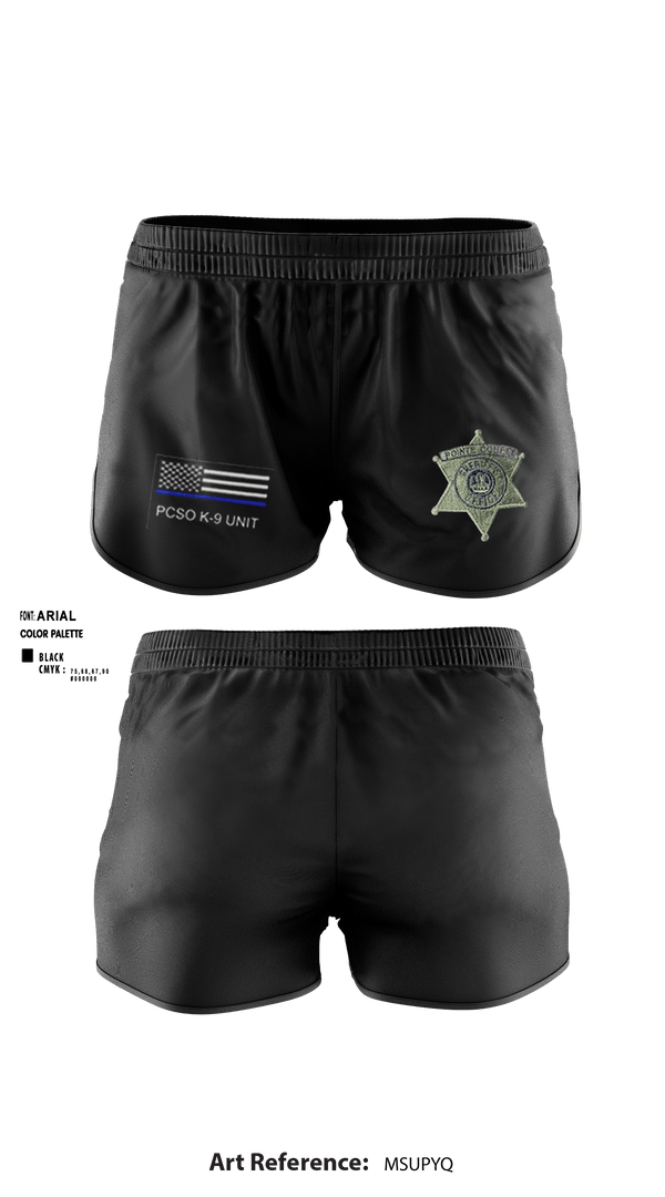 Ranger Panties, PCSO K-9 INTERDICTION, Police, Teamtime, Team time, sublimation, custom sports apparel, team uniforms, spirit wear, spiritwear, sports uniforms, custom shirts, team store, custom team store, fundraiser sports, apparel fundraiser