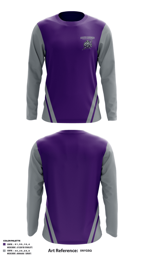 Long Sleeve Performance Shirt, South Garner High School Track and Field, Track & Field, Teamtime, Team time, sublimation, custom sports apparel, team uniforms, spirit wear, spiritwear, sports uniforms, custom shirts, team store, custom team store, fundraiser sports, apparel fundraiser