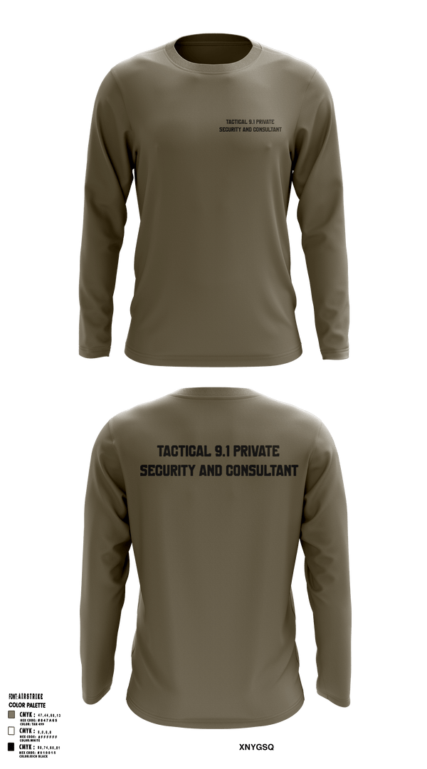 Long Sleeve Performance Shirt, Tactical 9.1 Private Security and Security consultant, Police, Teamtime, Team time, sublimation, custom sports apparel, team uniforms, spirit wear, spiritwear, sports uniforms, custom shirts, team store, custom team store, fundraiser sports, apparel fundraiser