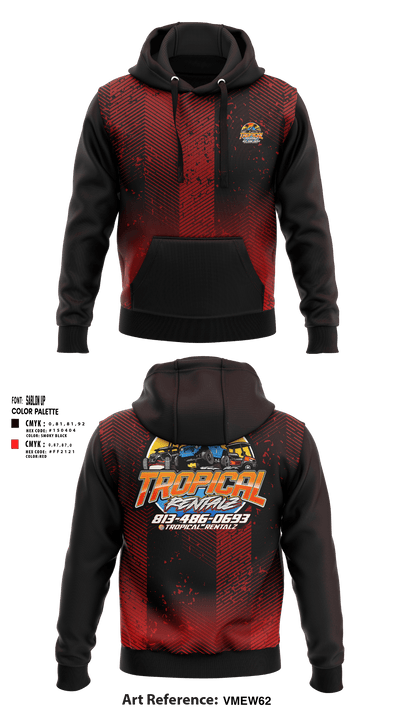Tropical Rentalz 23868718 Hoodie - 1