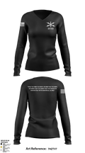 23-003 73683413 Women's Long Sleeve V-neck Shirt - 7