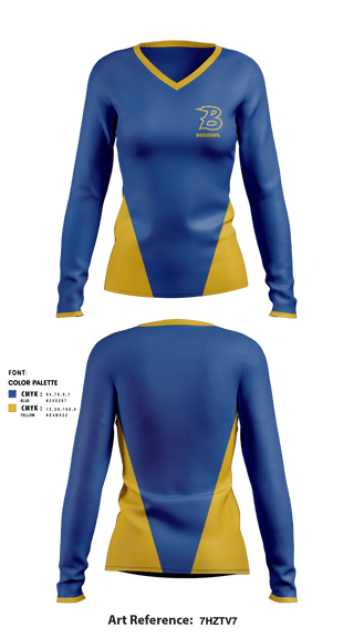 Women's Long Sleeve Vneck Shirt, Bonduel Youth Softball League, Softball, Teamtime, Team time, sublimation, custom sports apparel, team uniforms, spirit wear, spiritwear, sports uniforms, custom shirts, team store, custom team store, fundraiser sports, apparel fundraiser