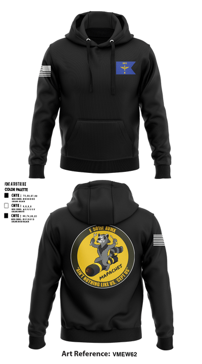 E 501st 1 AD, CAB AVMX 41273123 Hoodie - 2