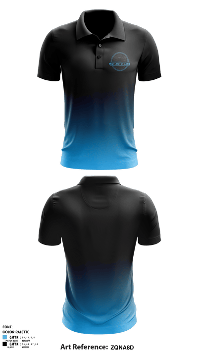M&T Autocare 16110512 Short Sleeve Performance Polo - 1