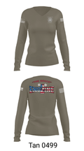 Fayetteville Fire Department Station 2 7594023 Women's Long Sleeve V-neck Shirt - 41