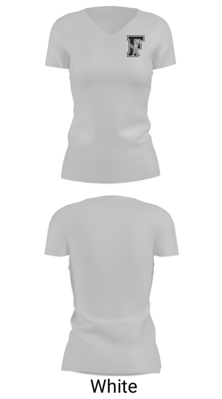 Women's Short Sleeve Vneck Shirt, Frontenac Jr High School Cross Country, Cross Country, Teamtime, Team time, sublimation, custom sports apparel, team uniforms, spirit wear, spiritwear, sports uniforms, custom shirts, team store, custom team store, fundraiser sports, apparel fundraiser