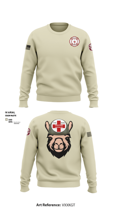 Alpha Company, WBAMC 94187438 Crew Neck Sweatshirt - 10