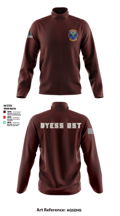 Dyess AFB Operational Support Team 10526750 Fleece Jacket - 2