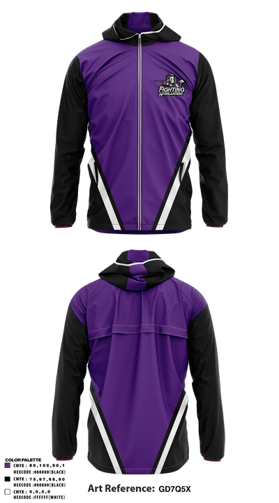 Baldwin High School 30634360 Windbreaker - 1