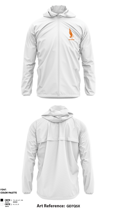 Mcdonogh School Golf 15737490 Windbreaker - 1