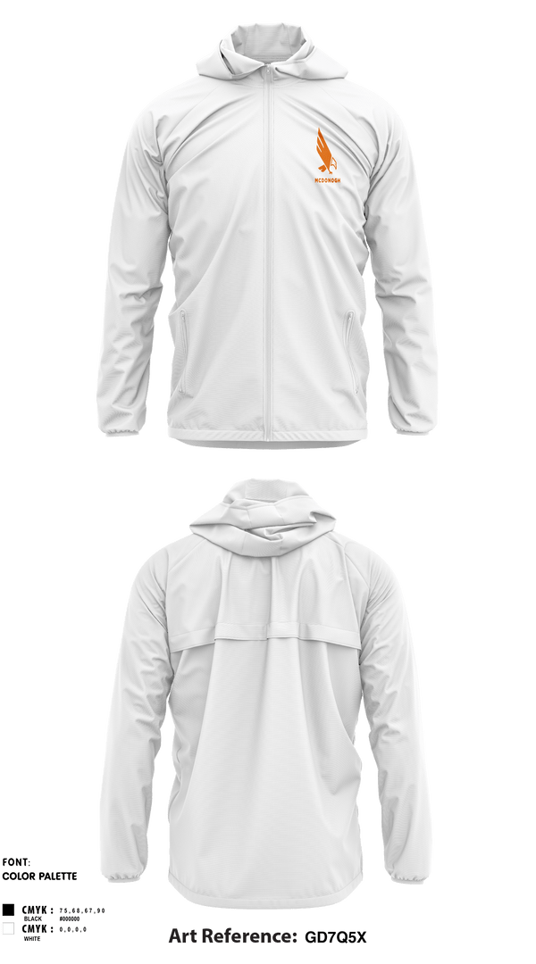 Windbreaker, Mcdonogh School Golf, Golf, Teamtime, Team time, sublimation, custom sports apparel, team uniforms, spirit wear, spiritwear, sports uniforms, custom shirts, team store, custom team store, fundraiser sports, apparel fundraiser