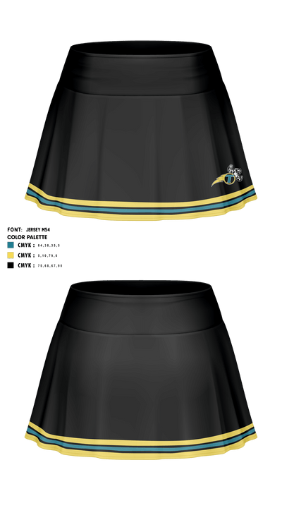 NE Thunder Football 48933492 Skort - 2