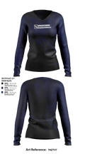 PA WCKD Airsoft Organization 4395836 Women's Long Sleeve V-neck Shirt - 1