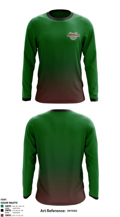 STARSVALLEY FC 52158067 Long Sleeve Performance Shirt - 1