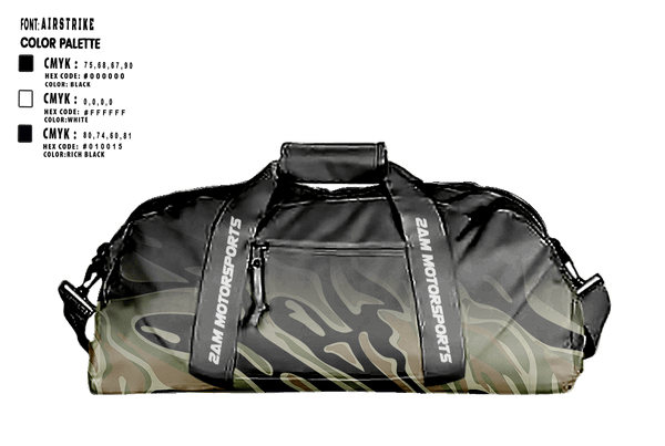 Duffle Bag, 2AM motorsports, , Teamtime, Team time, sublimation, custom sports apparel, team uniforms, spirit wear, spiritwear, sports uniforms, custom shirts, team store, custom team store, fundraiser sports, apparel fundraiser