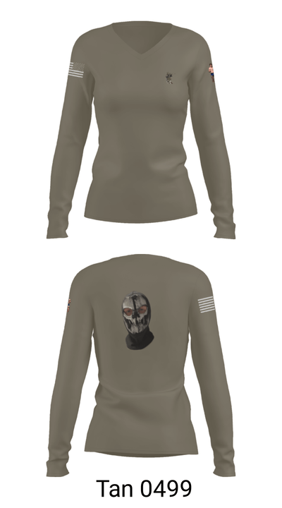 Air Assault 78962752 Women's Long Sleeve V-neck Shirt - 40