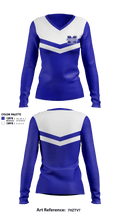 Saint Michael'S Senior High School Cheer 60314611 Women's Long Sleeve V-neck Shirt - 1