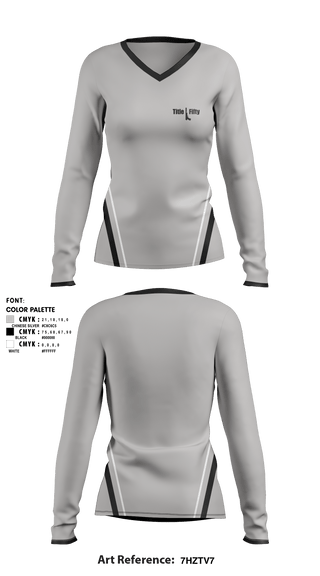 Women's Long Sleeve Vneck Shirt, , , Teamtime, Team time, sublimation, custom sports apparel, team uniforms, spirit wear, spiritwear, sports uniforms, custom shirts, team store, custom team store, fundraiser sports, apparel fundraiser