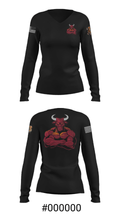 514 CES 37511137 Women's Long Sleeve V-neck Shirt - 35